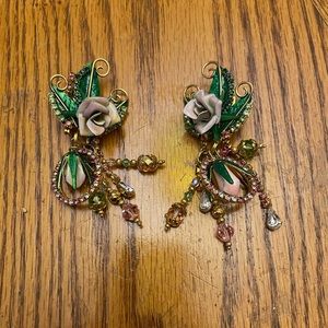 Lunch at the ritz costume earrings